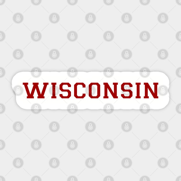 Wisconsin Sticker by MotoGirl